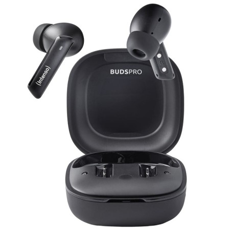 Auriculares intenso 3720500 con micrófono negro