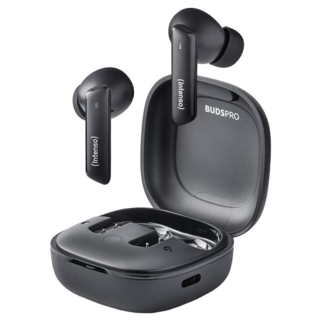 Auriculares intenso 3720500 con micrófono negro