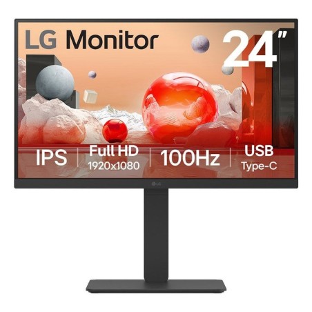 Monitor led ips lg 24ba750 23.8" 1920 x 1080 5ms hdmi displayport usb c altavoces reg. altura