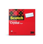 Scotch cinta adhesiva 600 supertransparente crystal 19mm x 33m caja individual