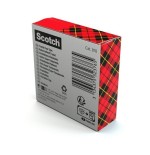 Scotch cinta adhesiva 600 supertransparente crystal 19mm x 33m caja individual