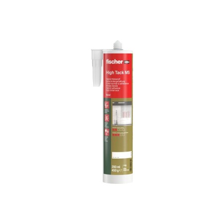 Fischer power pegamento high tack ms 290ml blanco 541712