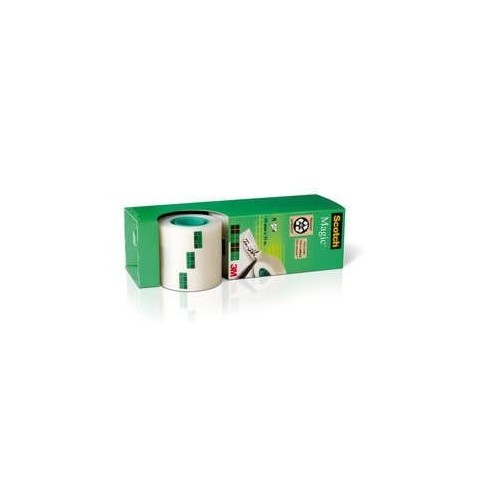 Scotch cinta adhesiva invisible magic rollo 19mm x 33m caja 8u