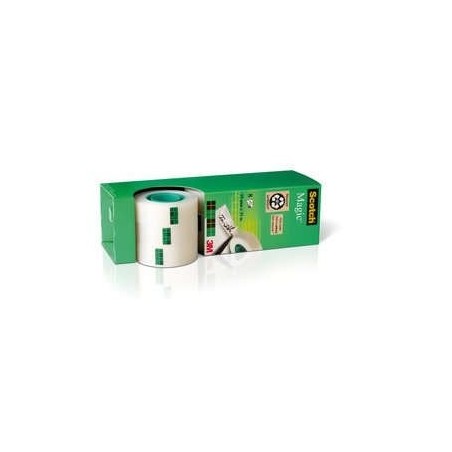 Scotch cinta adhesiva invisible magic rollo 19mm x 33m caja 8u