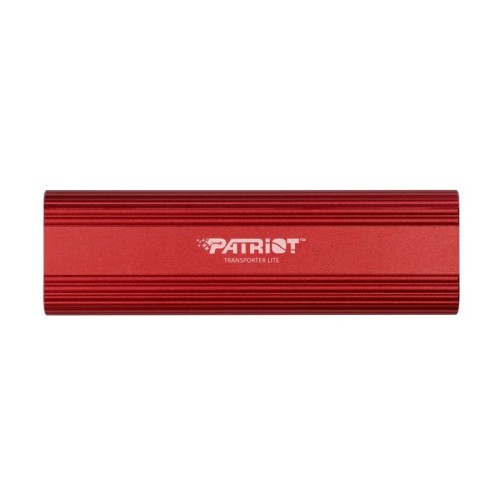 Patriot transporter lite ssd 2 tb, ssd externo rojo, usb-c 3.2 gen 2 10 gbit/s ptpl2tbpec