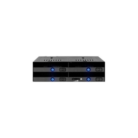 Icy box flexidock mb014sp-b r1, marco extraíble negro mb014sp-b r1