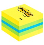 Post-it mininotas adhesivas colores 51x51mm 400 hojas/block colores  limon, verde, azul y amarillo