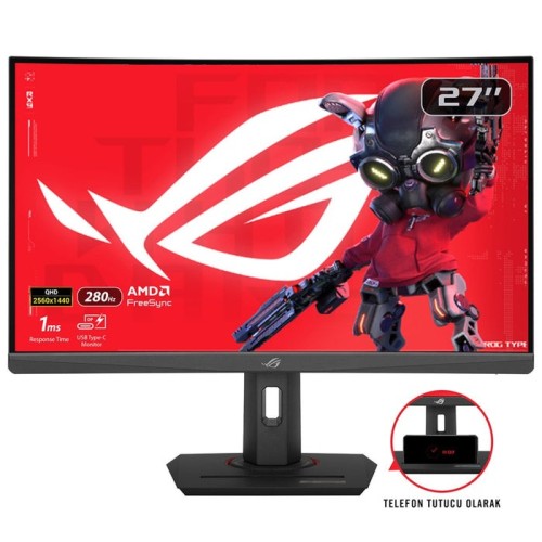 Monitor  asus xg27wcms 27" gaming negro