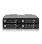 Icy dock tougharmor mb720mk-b v3, marco extraíble negro mb720mk-b v3