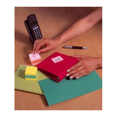 Post-it mininotas adhesivas colores 51x51mm 400 hojas/block colores  limon, verde, azul y amarillo