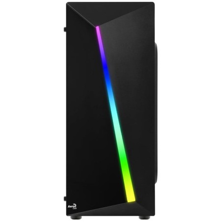 Caja pc aerocool semitorre shardusb 3.02*usb 2.0audio/microfonosoporta gpu hasta 355mmlateral transparentefrontal rgb led