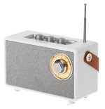Altavoz bluetooth con radio camry cr 1902 w, blanco