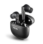 Auriculares bluetooth ngs ártica hush con estuche de carga autonomía 4h negros