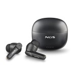 Auriculares bluetooth ngs ártica hush con estuche de carga autonomía 4h negros