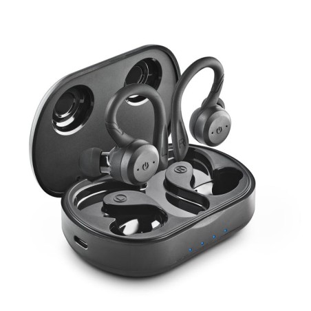 Auriculares deportivos bluetooth ngs ártica jogger con estuche de carga autonomía 10h negros