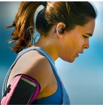 Auriculares deportivos bluetooth ngs ártica jogger con estuche de carga autonomía 10h negros