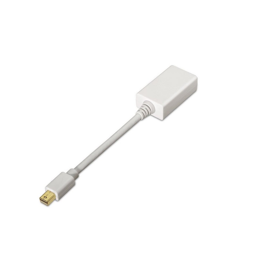 Aisens conversor mini displayport a hdmi - mdp/m-hdmi a hembra - 15cm - blanco