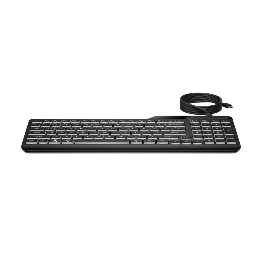 Teclado español hp con cable 400 retroiluminado