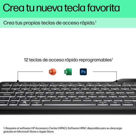 Teclado español hp con cable 400 retroiluminado