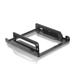 Aisens adaptador metalico 3.5" para 2 disco duro 2.5" o ssd - negro