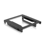 Aisens adaptador metalico 3.5" para 2 disco duro 2.5" o ssd - negro