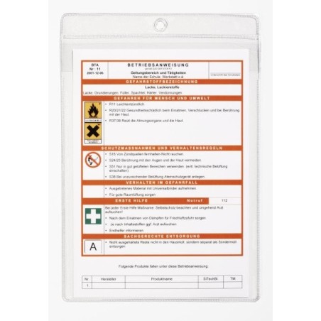 Durable 230719 protector de hojas 210 x 297 mm (a4) polipropileno (pp) 10 pieza(s)