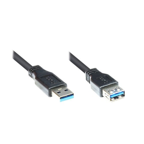 Good connections usb3.0 cable a-m.-a-h. negro 1m