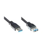 Good connections usb3.0 cable a-m.-a-h. negro 1m