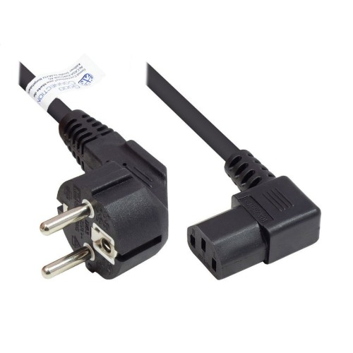 Good connections . gew.- c13 gew. negro 3m