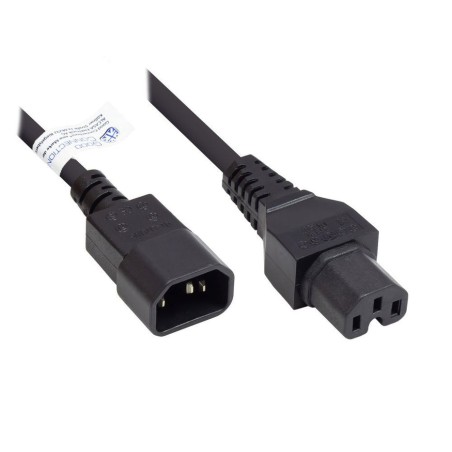 Good connections p1450-s010 cable de transmisión negro 1 m c14 acoplador c15 acoplador