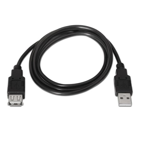 Aisens cable extension usb 2.0 - tipo a macho a hembra - 3m - negro