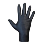 Guante agility grip nbr s/polvo negro t10. juba