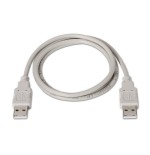Aisens cable usb 2.0 - tipo a macho a a macho - 2m - beige