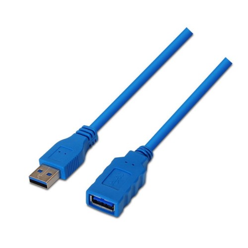 Aisens cable extension usb 3.0 - tipo a macho a a hembra - 1m - azul