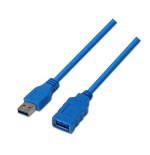 Aisens cable extension usb 3.0 - tipo a macho a a hembra - 1m - azul