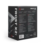 Savio savgcofrostblackx2 sistema de refrigeración para ordenador disipador térmico/radiador 12 cm negro