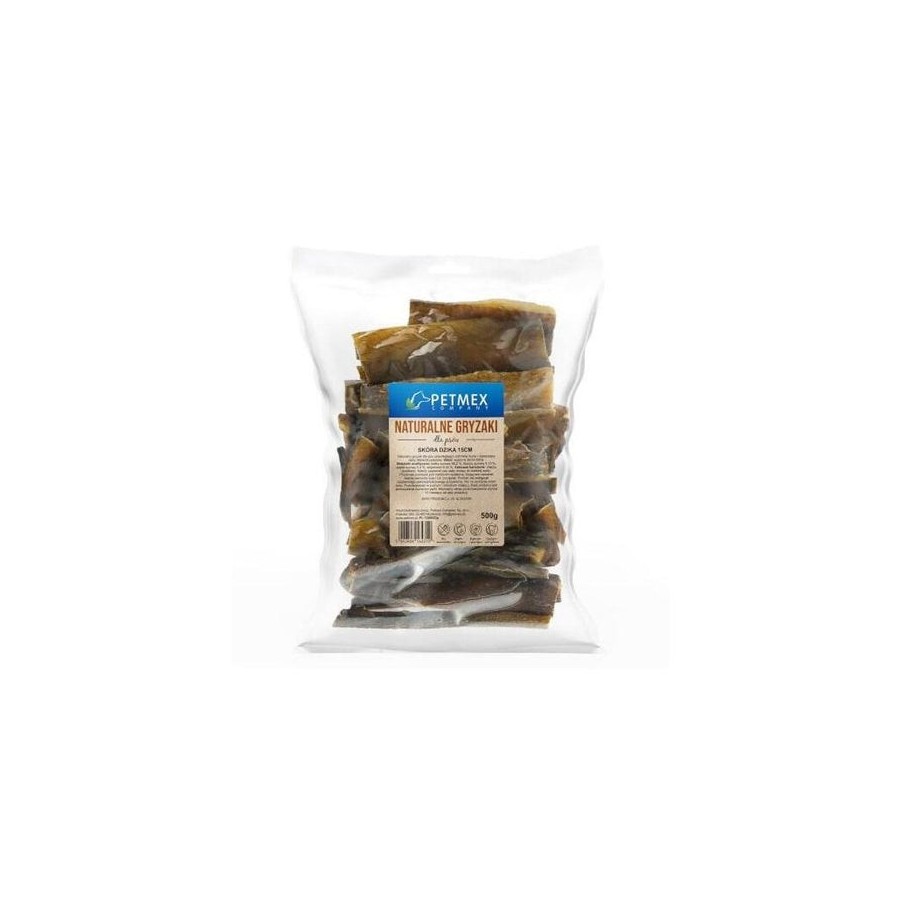Petmex cuero salvaje 15cm  para perros - 500g