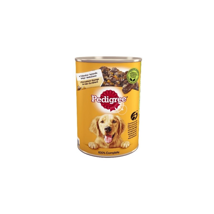 Pedigree 5900951015908 alimento húmedo para perros zanahoria, pollo adulto 400 g