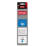 Activejet tinta ae-103c (reemplazo epson 103 c13t00s24a supreme 70 ml azul)