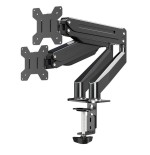 Soporte  esperanza erw020  de sobremesa a gas para dos monitores de 17-27'' hasta 6 kg