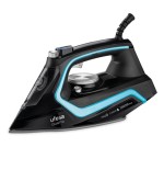 Plancha de vapor suela de cerámica vapor continuo 35 g/min ufesa pv2600 glidepro negro