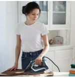 Plancha de vapor suela de cerámica vapor continuo 35 g/min ufesa pv2600 glidepro negro