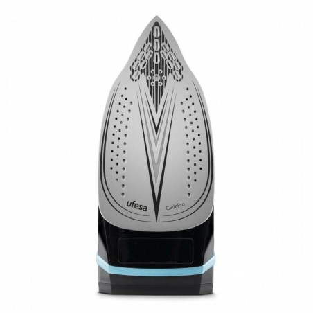 Plancha de vapor suela de cerámica vapor continuo 35 g/min ufesa pv2600 glidepro negro