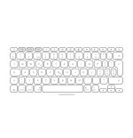 Teclado alemán logitech keys-to-go 2 universal bluetooth qwertz blanco