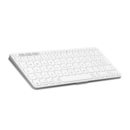 Teclado alemán logitech keys-to-go 2 universal bluetooth qwertz blanco