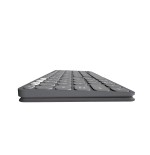 Teclado alemán logitech keys-to-go 2 universal bluetooth qwertz blanco