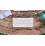 Teclado alemán logitech keys-to-go 2 universal bluetooth qwertz blanco
