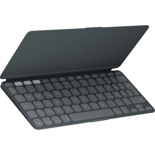 Teclado alemán logitech keys-to-go 2 universal bluetooth qwertz grafito