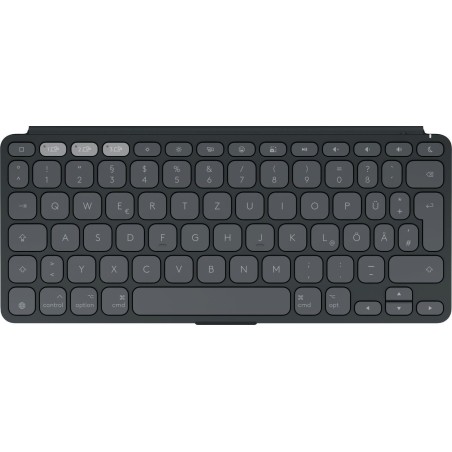 Teclado alemán logitech keys-to-go 2 universal bluetooth qwertz grafito