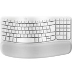 Teclado alemán logitech wave keys for mac hogar / oficina bluetooth qwertz blanco